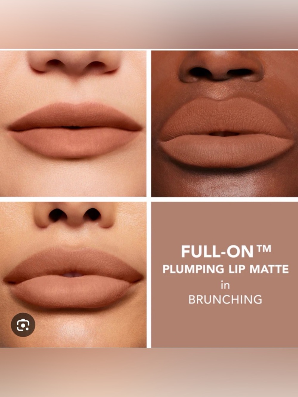 Buxom Full-On Plumping Lip Matte in Brunching